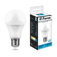 Лампа светодиодная Feron LB-98 A65 Груша E27 220В 20Вт 1850Лм 6400К 65*135мм картинка 